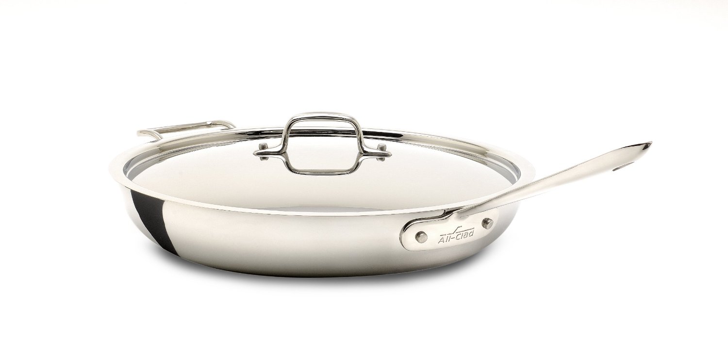 All Clad Stainless Steel 13-Inch French Skillet
