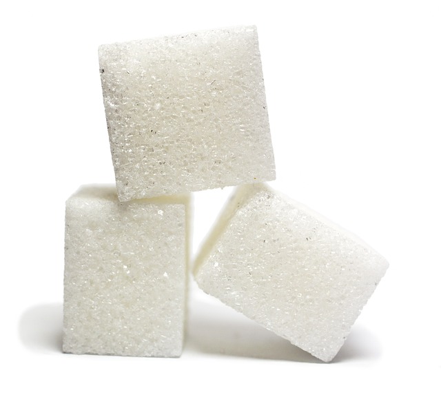 stacked sugar cubes